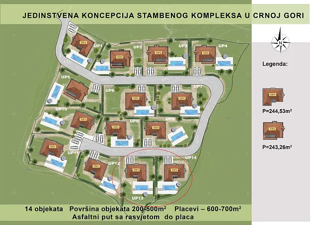 Urbanized plot for the construction of two villas in Trebesinj, Herceg Novi — photo 4